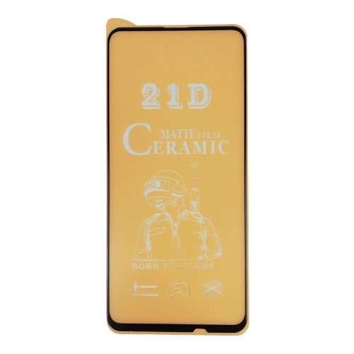 StraTG Huawei Y9s / Huawei Y9 Prime (2019) Ceramic Screen Protector - Premium Protection for Your Smartphone Display - Black Frame