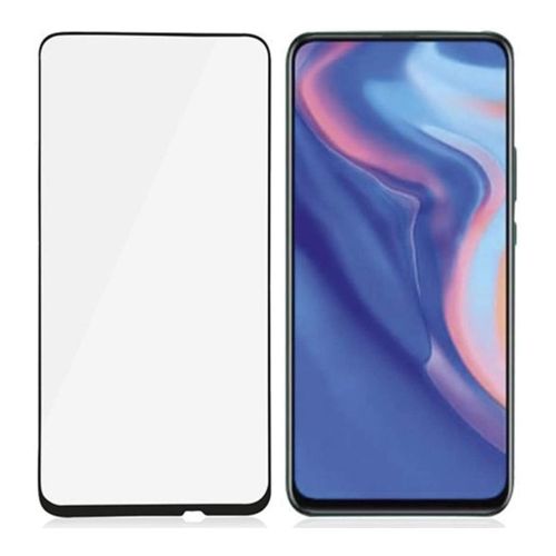 ستراتيجى اسكرينة حماية شاشة موبايل Huawei Y9s / Huawei Y9 Prime (2019) - زجاج - احمى شاشة جوالك - أطار أسود