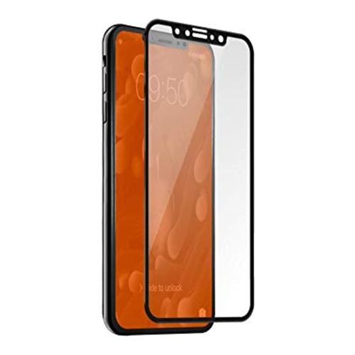 StraTG iPhone X / XS / 11 Pro Glass Screen Protector - Crystal Clear Protection for Your Smartphone Display - Black Frame