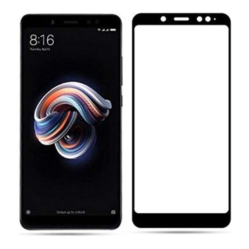 StraTG Xiaomi Note 5 Pro Glass Screen Protector - Crystal Clear Protection for Your Smartphone Display - Black Frame