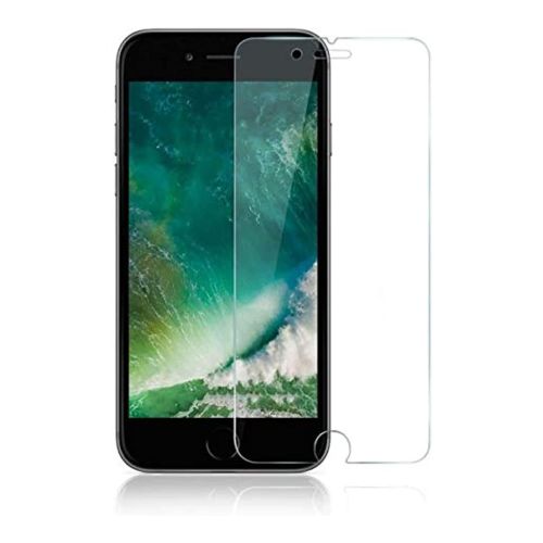 ستراتيجى اسكرينة حماية شاشة موبايل iPhone 6 / 6S / 7 / 8 / SE 2020 / SE 2022 - زجاج - احمى شاشة جوالك - شفافة