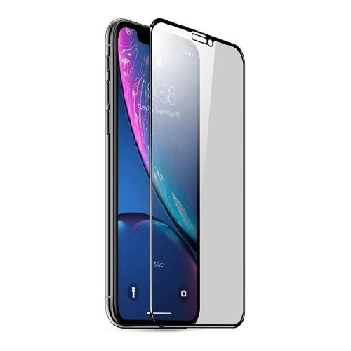 ستراتيجى اسكرينة حماية شاشة موبايل iPhone XR / 11 - سيراميك - احمى شاشة جوالك - أطار أسود