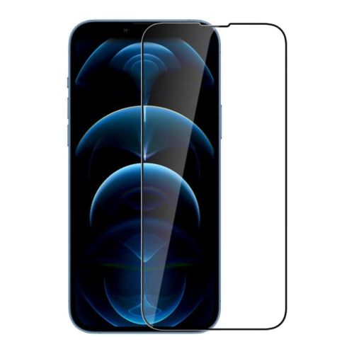 ستراتيجى اسكرينة حماية شاشة موبايل iPhone 14 - زجاج - احمى شاشة جوالك - أطار أسود