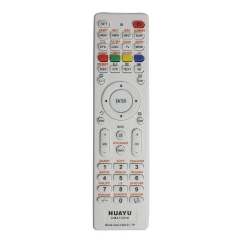 Huayu Universal TV Remote Control - Easy-to-Use and Compatible with Most TV Brands Hisense, Sony, Panasonic, Toshiba, LG, Samsung, LCD LED 3D TV Screen