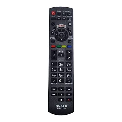 Huayu Remote Control, compatible with Panasonic TV Screen RM L1268