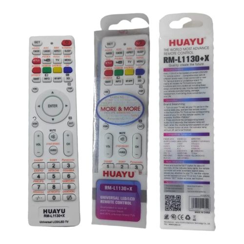 Huayu Universal TV Remote Control - Easy-to-Use and Compatible with Most TV Brands Hisense, Sony, Panasonic, Toshiba, LG, Samsung, TCL LCD LED 3D TV Screen Netflix, Youtube APPS Buttons