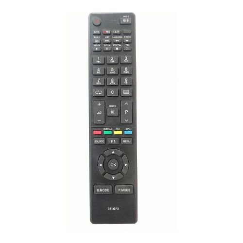 Huayu Remote Control, compatible with Toshiba TV Screen HTB158 CT-32F2