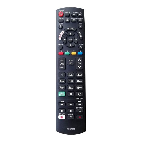 [RCUR-700029] StraTG Remote Control, compatible with Panasonic Smart TV Screen RML1378 N2QAYB000487 N2QAYB000328 N2QAYB000752 Netflix button