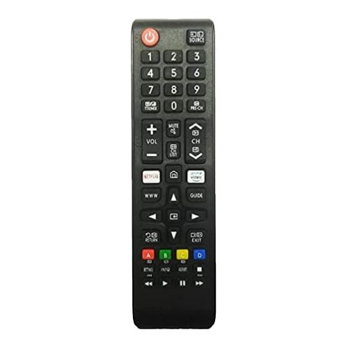 [RCUR-700039] StraTG Remote Control, compatible with Samsung Smart TV Screen BN59-01175N AA59-00741A AA59-00581A BN59-01315D Netflix Prime Video buttons