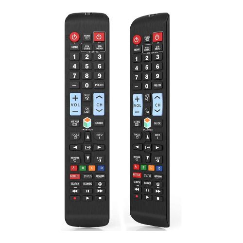 [RCUR-700040] StraTG Remote Control, compatible with Samsung UN32F5500 UN32F5500AF UN40F5500 UN46F5500 UN50F5500 UN50F5500AF UN32F6350 Smart TV Screen AA59-00784C Netflix Prime Video buttons