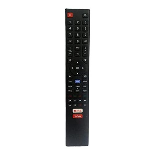 [RCUR-700054] StraTG Remote Control, compatible with Tornado Smart TV Screen Netflix Youtube buttons
