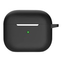 StraTG Airpods 3 Silicone Case - Protective and Stylish Case - Black