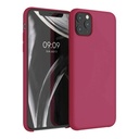 StraTG Wine Red Silicon Cover for iPhone 11 Pro Max - Slim and Protective Smartphone Case 