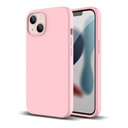 StraTG Light Pink Silicon Cover for iPhone 13 Pro - Slim and Protective Smartphone Case 