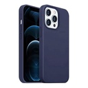 StraTG Dark Blue Silicon Cover for iPhone 13 Pro Max - Slim and Protective Smartphone Case 