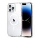 StraTG Transparent Gorilla Case for iPhone 14 Pro Compatible with Wireless Charging Clear and Protective Smartphone Case 