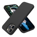 StraTG Black Silicon Cover for iPhone 14 Pro Max - Slim and Protective Smartphone Case 