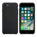 StraTG Black Silicon Cover for iPhone 7 / 8 / Se 2020 / Se 2022 - Slim and Protective Smartphone Case 