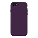 StraTG Dark Purple Silicon Cover for iPhone 7 / 8 / Se 2020 / Se 2022 - Slim and Protective Smartphone Case 