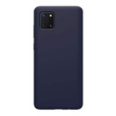 StraTG Navy Blue Silicon Cover for Samsung Note 10 Lite - Slim and Protective Smartphone Case 