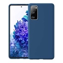 StraTG Navy Blue Silicon Cover for Samsung S20 Fe 2020 / S20 Fe 2022 / S20 Fe 5G - Slim and Protective Smartphone Case 