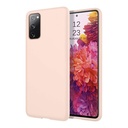 StraTG Light Pink Silicon Cover for Samsung S20 Fe 2020 / S20 Fe 2022 / S20 Fe 5G - Slim and Protective Smartphone Case 