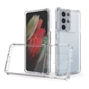 StraTG Gorilla Transparent Cover for Samsung S21 Ultra - Durable and Clear Smartphone Case with Slide Camera Protection