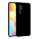 StraTG Black Silicon Cover for Xiaomi Mi Note 10 Lite - Slim and Protective Smartphone Case 