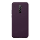 StraTG Dark Purple Silicon Cover for Xiaomi Redmi 9 - Slim and Protective Smartphone Case 