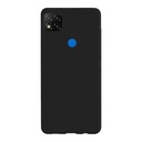 StraTG Black Silicon Cover for Xiaomi Redmi 9C - Slim and Protective Smartphone Case with Camera Protection