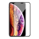 ستراتيجى اسكرينة حماية شاشة موبايل iPhone XS Max / 11 Pro Max - زجاج - احمى شاشة جوالك - أطار أسود