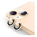 StraTG iPhone 11 / 12 / 12 Mini Separate Camera Lens Protectors - Premium Tempered Glass to Protect Your Camera Lenses - Gold