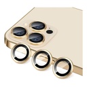 StraTG iPhone 13 Pro / 13 Pro Max / 14 Pro / 14 Pro Max Separate Camera Lens Protectors - Premium Tempered Glass to Protect Your Camera Lenses - Gold