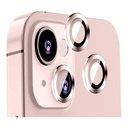 StraTG iPhone 13 Pro / 13 Pro Max / 14 Pro / 14 Pro Max Separate Camera Lens Protectors - Premium Tempered Glass to Protect Your Camera Lenses - Pink