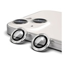 StraTG iPhone 14 / 14 Plus / 14 Max Separate Camera Lens Protectors - Premium Tempered Glass to Protect Your Camera Lenses - Silver