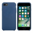 StraTG Dark Blue Silicon Cover for iPhone 7 / 8 / SE 2020 / SE 2022 - Slim and Protective Smartphone Case 