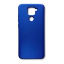 StraTG Royal Blue Silicon Cover for Xiaomi Redmi Note 9 / Redmi 10X 4G - Slim and Protective Smartphone Case 