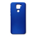 StraTG Royal Blue Silicon Cover for Xiaomi Redmi Note 9 / Redmi 10X 4G - Slim and Protective Smartphone Case 