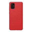 StraTG Red Silicon Cover for Oppo A52 / A72 / A92 - Slim and Protective Smartphone Case 