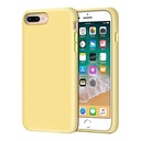 StraTG Yellow Silicon Cover for iPhone 7 Plus / 8 Plus - Slim and Protective Smartphone Case 