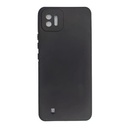 StraTG Black Silicon Cover for Realme C11 2021 / C20 / C20A - Slim and Protective Smartphone Case with Camera Protection