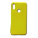 StraTG Yellow Silicon Cover for Huawei Y6 2019 / Y6 Pro / Y6 2019 / Honor 8A 2020 / Honor 8A Pro / Honor 8A Prime / Honor 8A Play - Slim and Protective Smartphone Case 