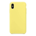 StraTG Yellow Silicon Cover for iPhone XS Max - Slim and Protective Smartphone Case 