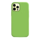 StraTG Light Green Silicon Cover for iPhone 12 Pro Max - Slim and Protective Smartphone Case 