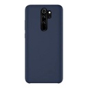 StraTG Dark Blue Silicon Cover for Xiaomi Note 8 Pro - Slim and Protective Smartphone Case 