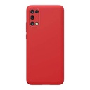 StraTG Red Silicon Cover for Oppo Realme 7 Pro - Slim and Protective Smartphone Case with Camera Protection