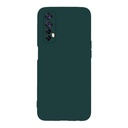 StraTG Dark Green Silicon Cover for Oppo Realme 7 - Slim and Protective Smartphone Case with Camera Protection