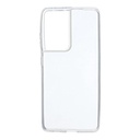 StraTG Transparent Repeated Silicon Cover for Samsung S21 Ultra - Slim and Protective Smartphone Case 