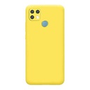 StraTG Yellow Silicon Cover for Oppo A15 / A15s - Slim and Protective Smartphone Case with Camera Protection