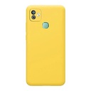 StraTG Yellow Silicon Cover for Infinix Smart HD 2021 X612b - Slim and Protective Smartphone Case with Camera Protection